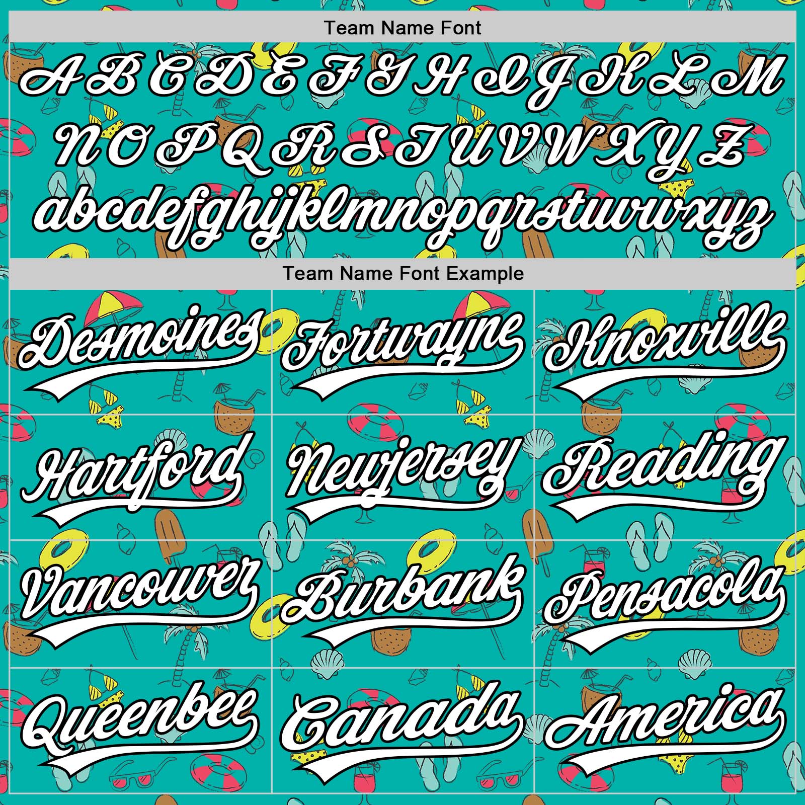 Custom Aqua White-Black 3D Hawaii Tropical Palm Tree And Beach Authentic Baseball Jersey