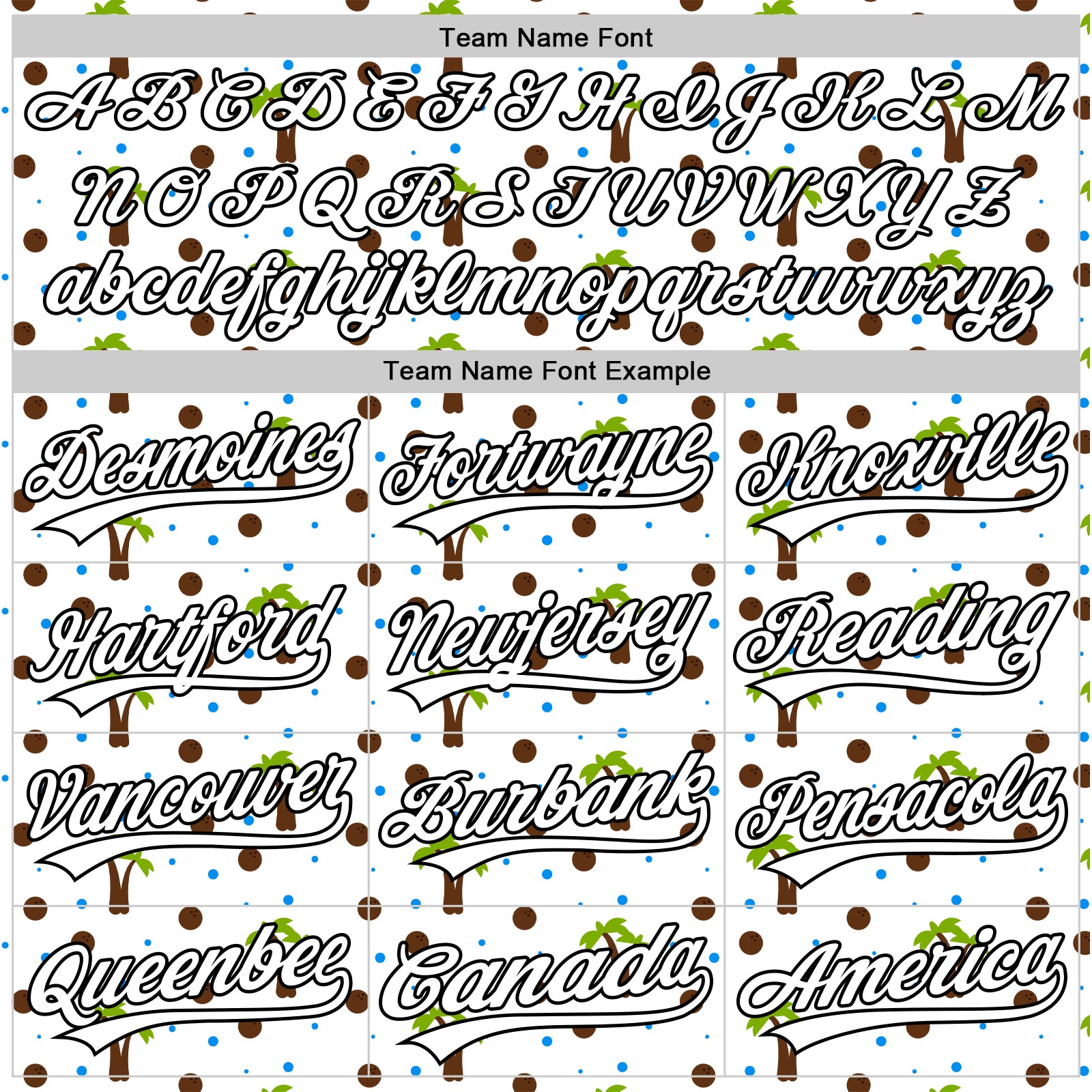 Custom White Black 3D Hawaii Tropical Palm Tree Authentic Baseball Jersey