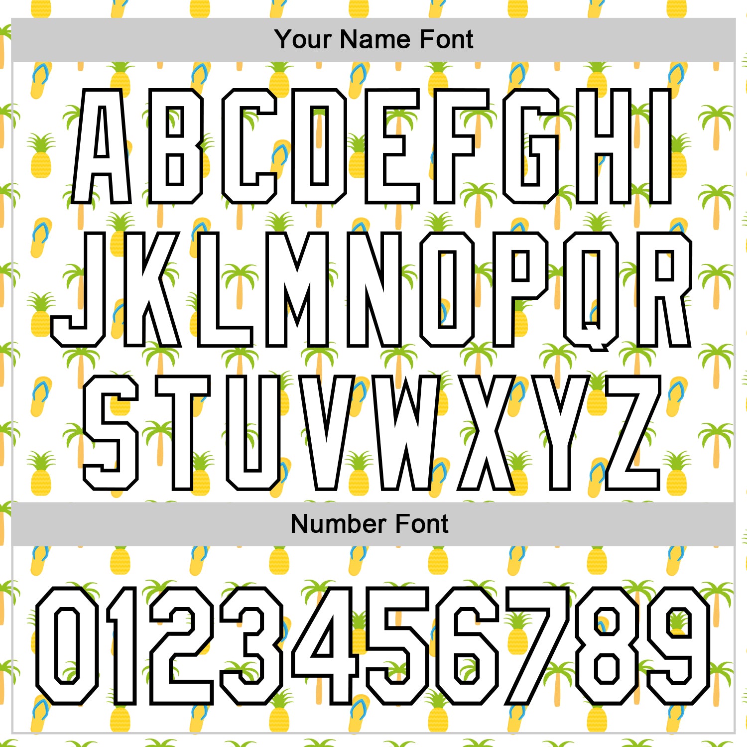 Custom White Black 3D Hawaii Tropical Palm Tree And Fruit Pineapple Authentic Baseball Jersey