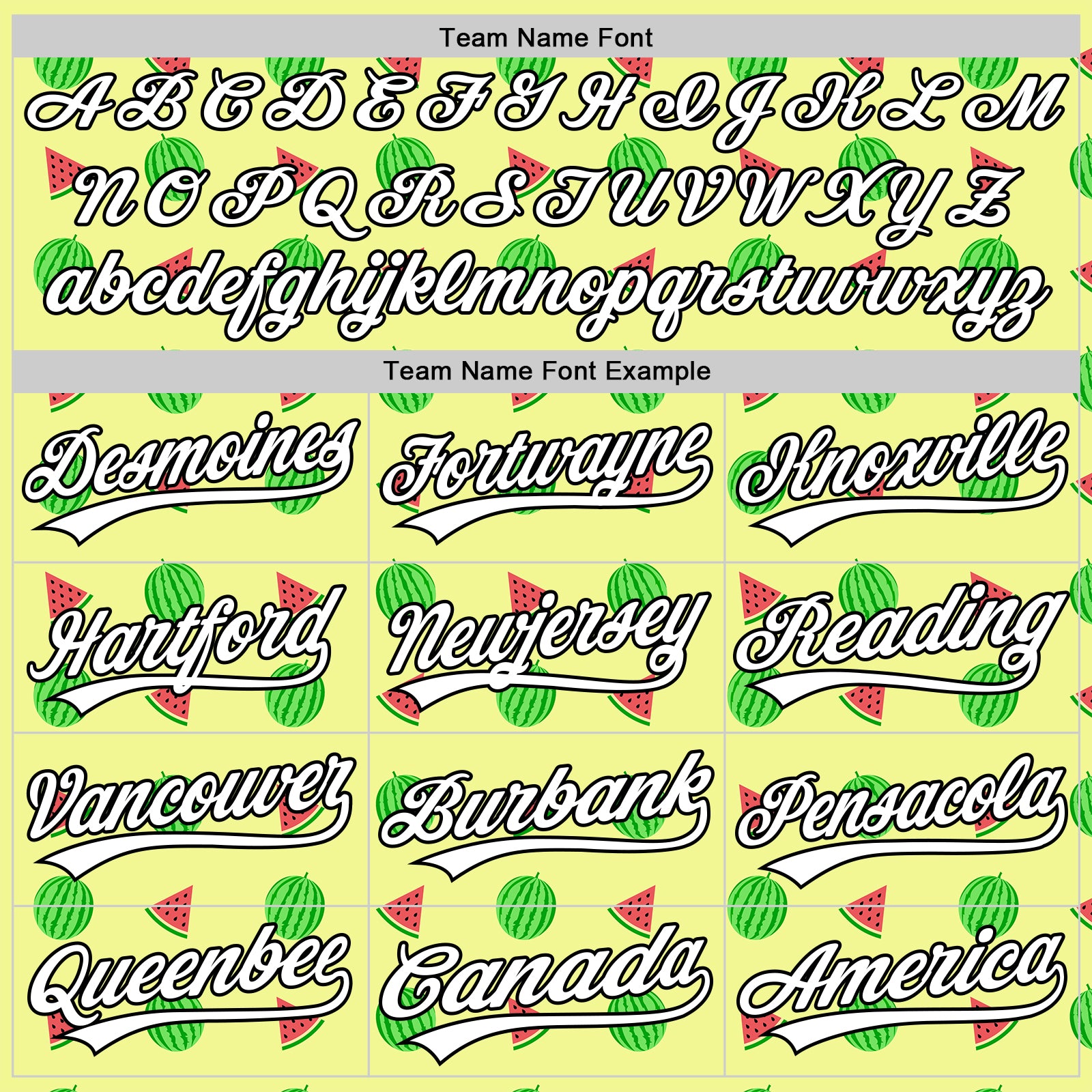 Custom Yellow White-Black 3D Hawaii Fruit Watermelon Authentic Baseball Jersey