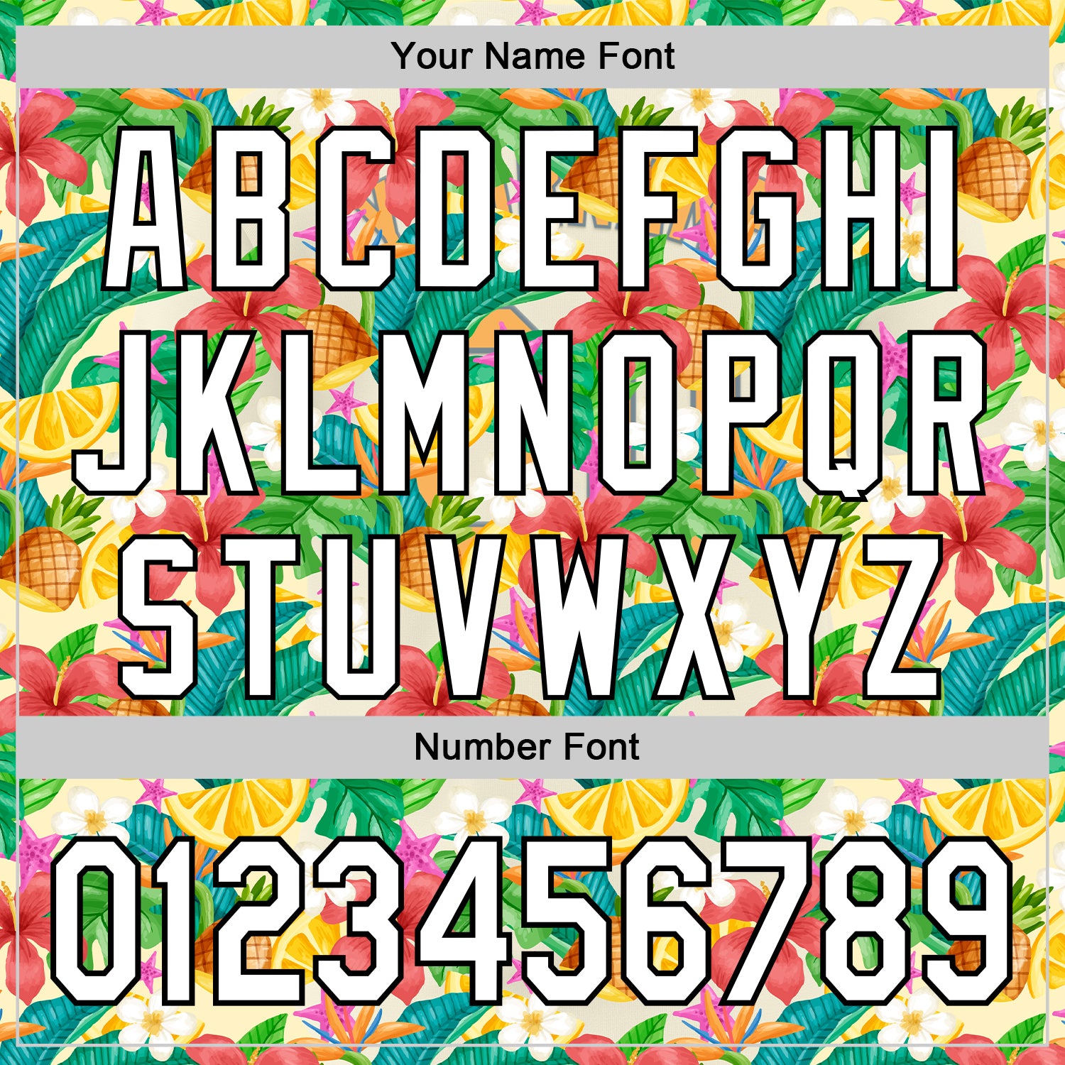 Custom Yellow White-Black 3D Hawaii Tropical Palm Leaves Flower And Fruit Pineapple Authentic Baseball Jersey