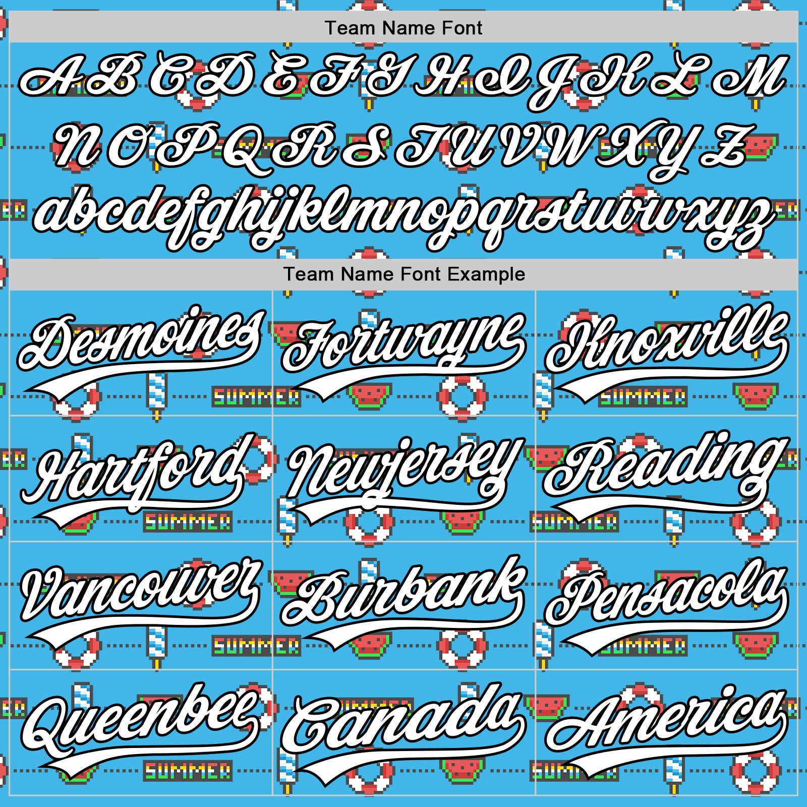 Custom Sky Blue White-Black 3D Hawaii Summer Fruit Watermelon Authentic Baseball Jersey