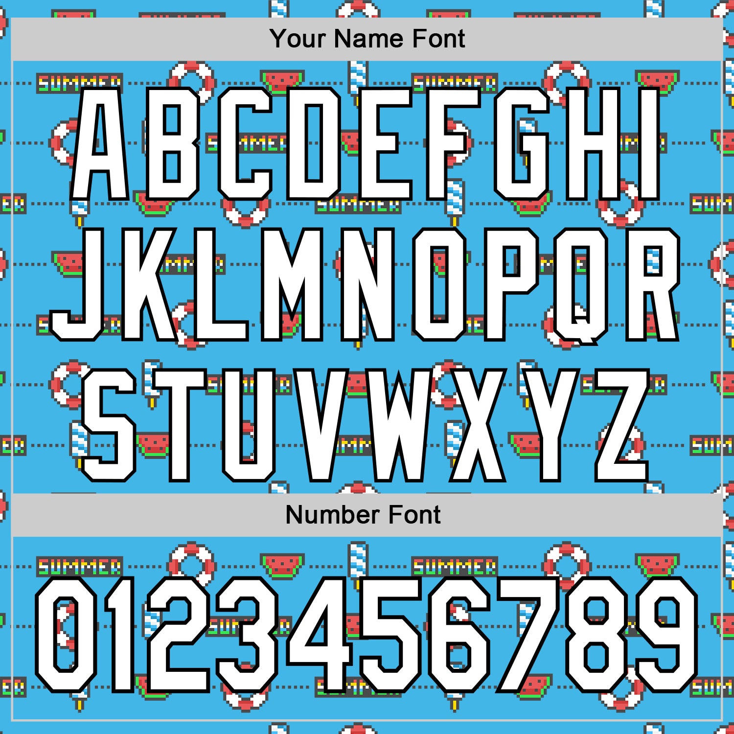 Custom Sky Blue White-Black 3D Hawaii Summer Fruit Watermelon Authentic Baseball Jersey