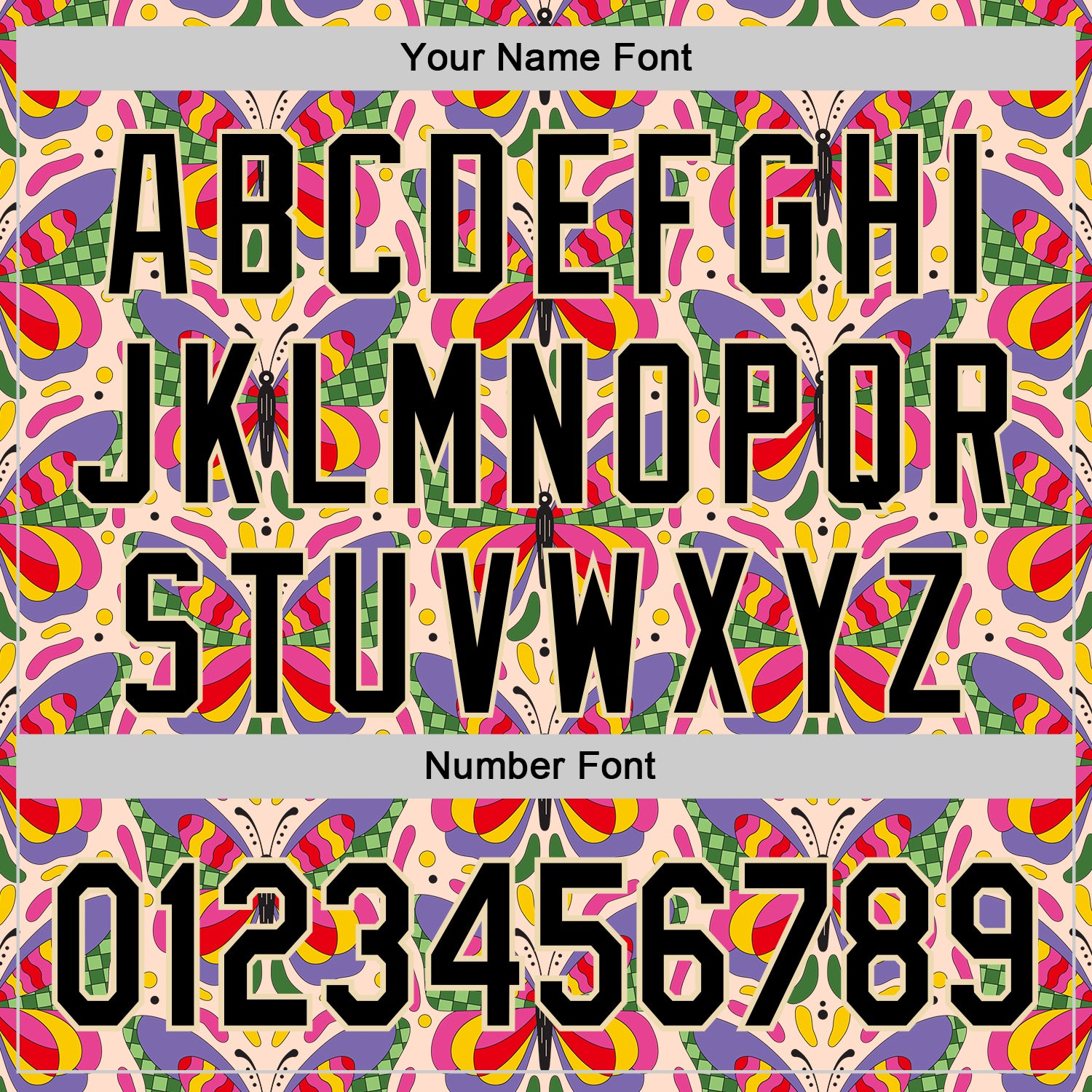 Custom Pink Black-Cream 3D Ambartive Butterfly Pattern Authentic Baseball Jersey