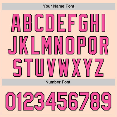 Custom Pink Black 3D Ambartive Abstract Butterfly Authentic Baseball Jersey