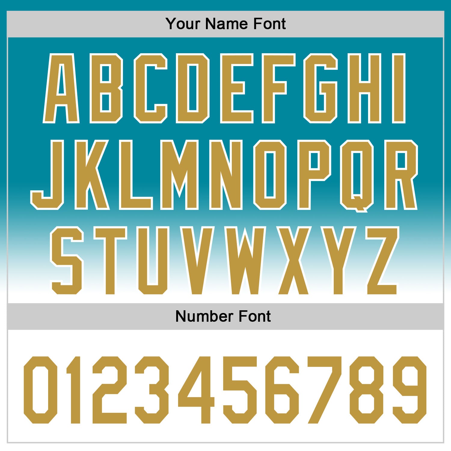 Custom Teal Old Gold-White 3D Pattern Design Gradient Mother's Day Authentic Baseball Jersey