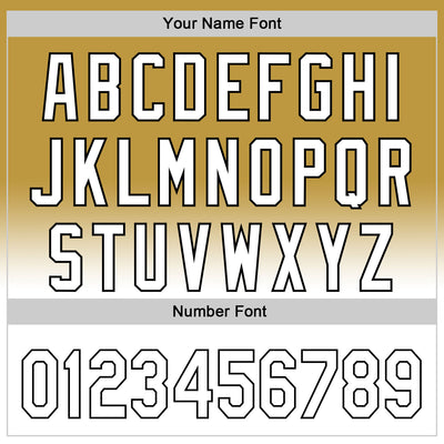 Custom Old Gold White-Black 3D Pattern Design Gradient Mother's Day Flower Authentic Baseball Jersey