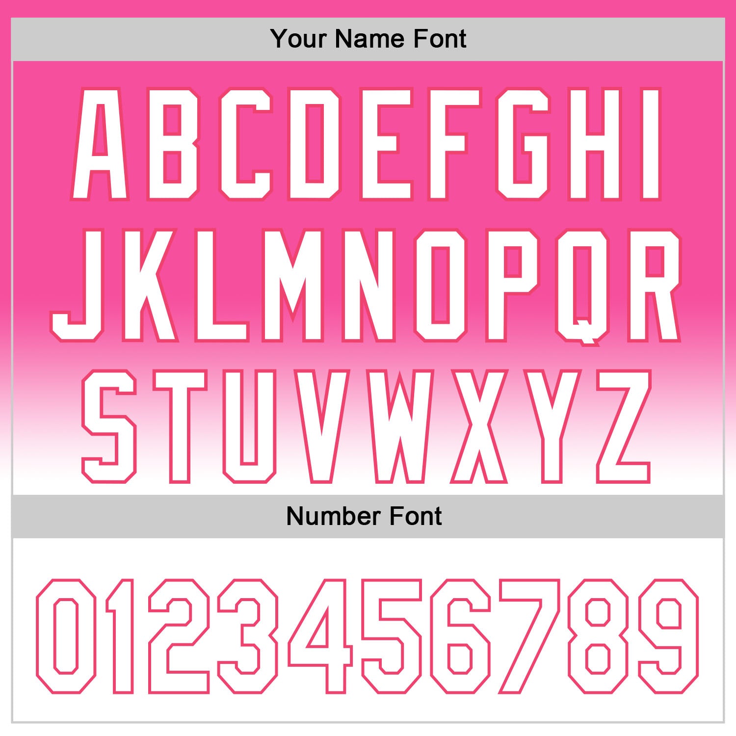 Custom Pink White-Neon Pink 3D Pattern Design Gradient Mother's Day Family Love Authentic Baseball Jersey