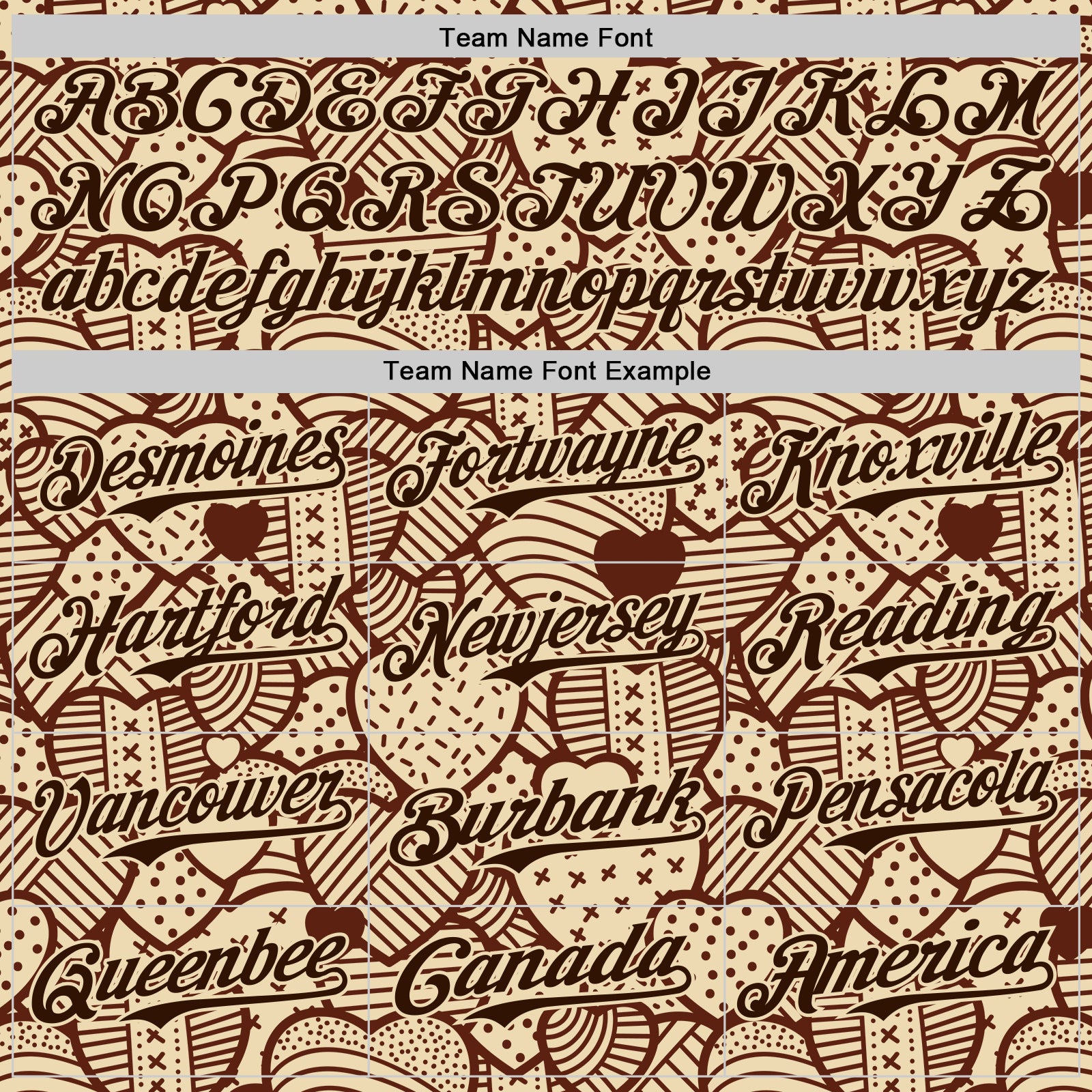 Custom Cream Brown 3D Pattern Design Foodie Food Snack Heart Chocolate Authentic Baseball Jersey