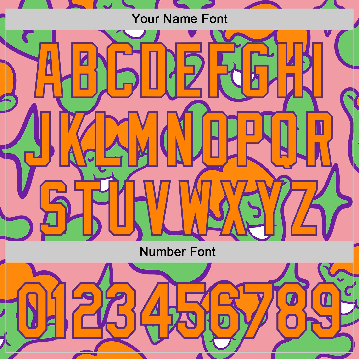 Custom Medium Pink Bay Orange-Purple 3D Pattern Design Funny Cartoon Kid Authentic Baseball Jersey