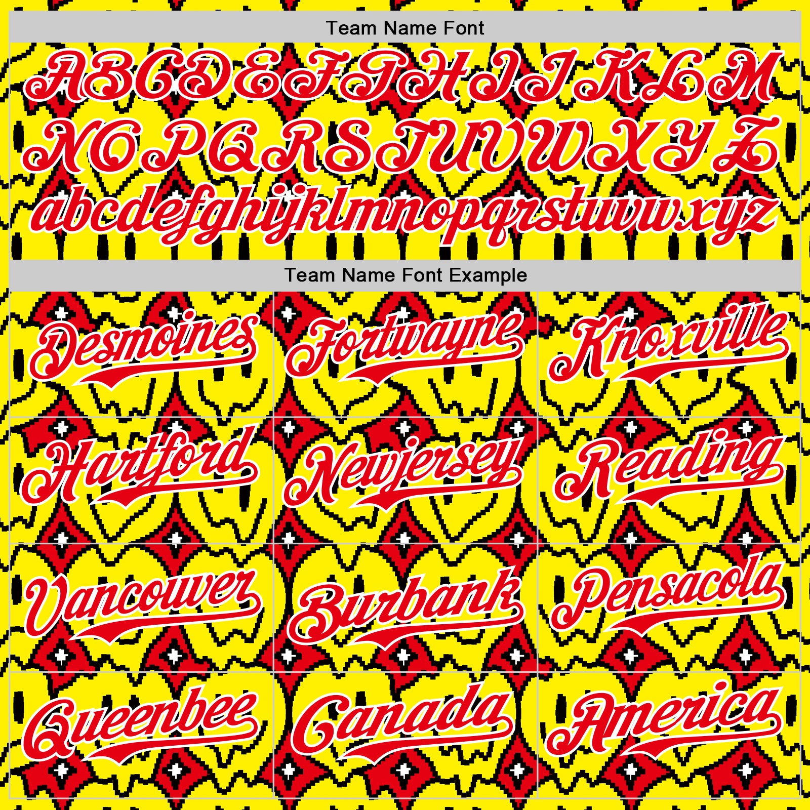 Custom Fire Red White 3D Pattern Design Funny Cartoon Emoji Smile Face Authentic Baseball Jersey