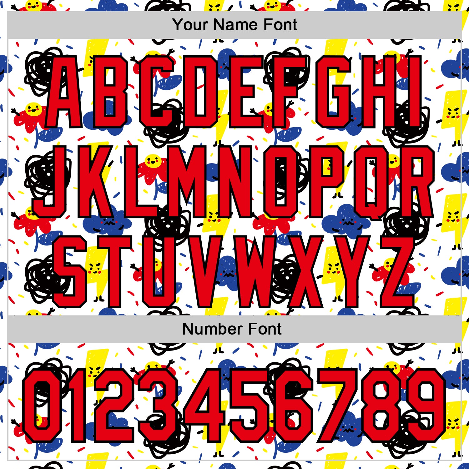 Custom White Fire Red-Black 3D Pattern Design Funny Cartoon Flower Cloud Lightning Authentic Baseball Jersey