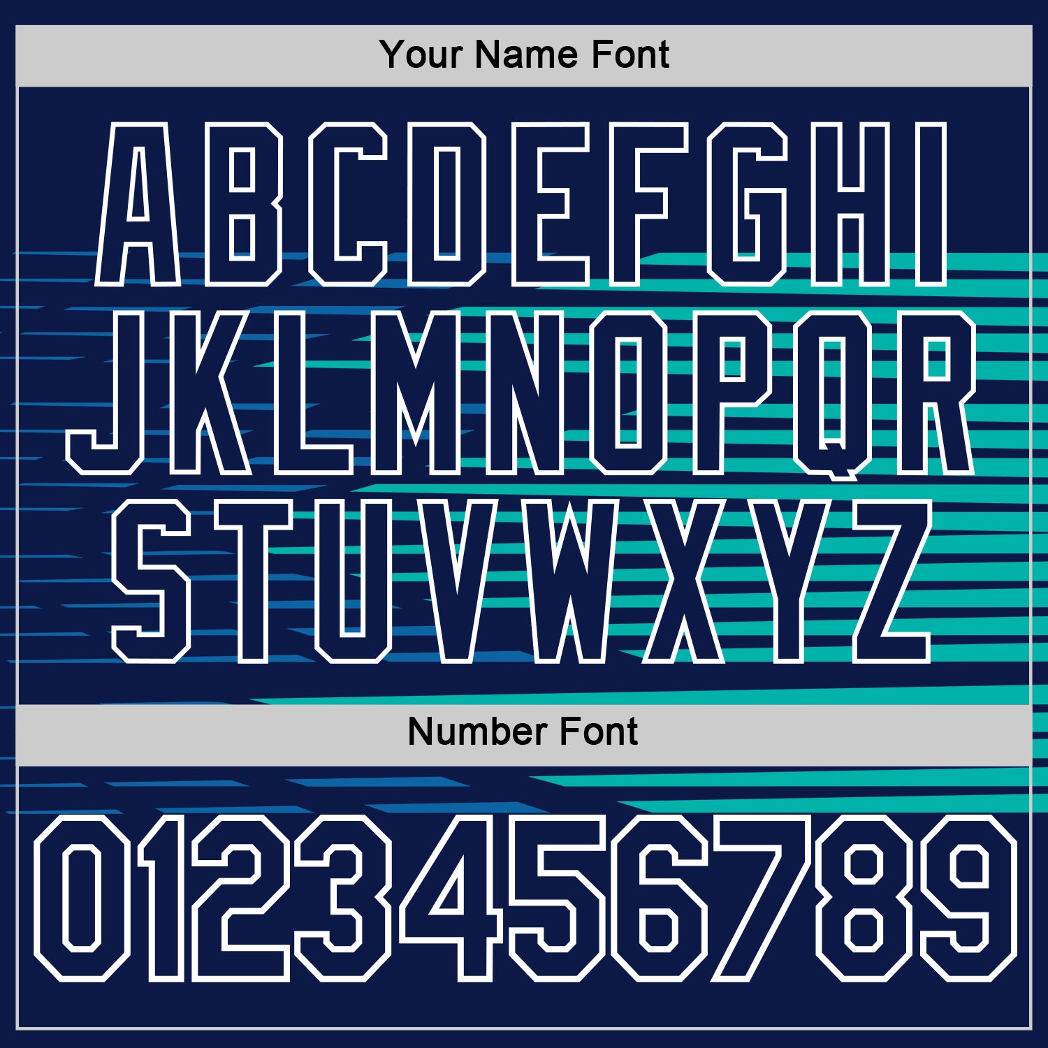 Custom Navy Blue-Aqua 3D Esports Performance T-Shirt