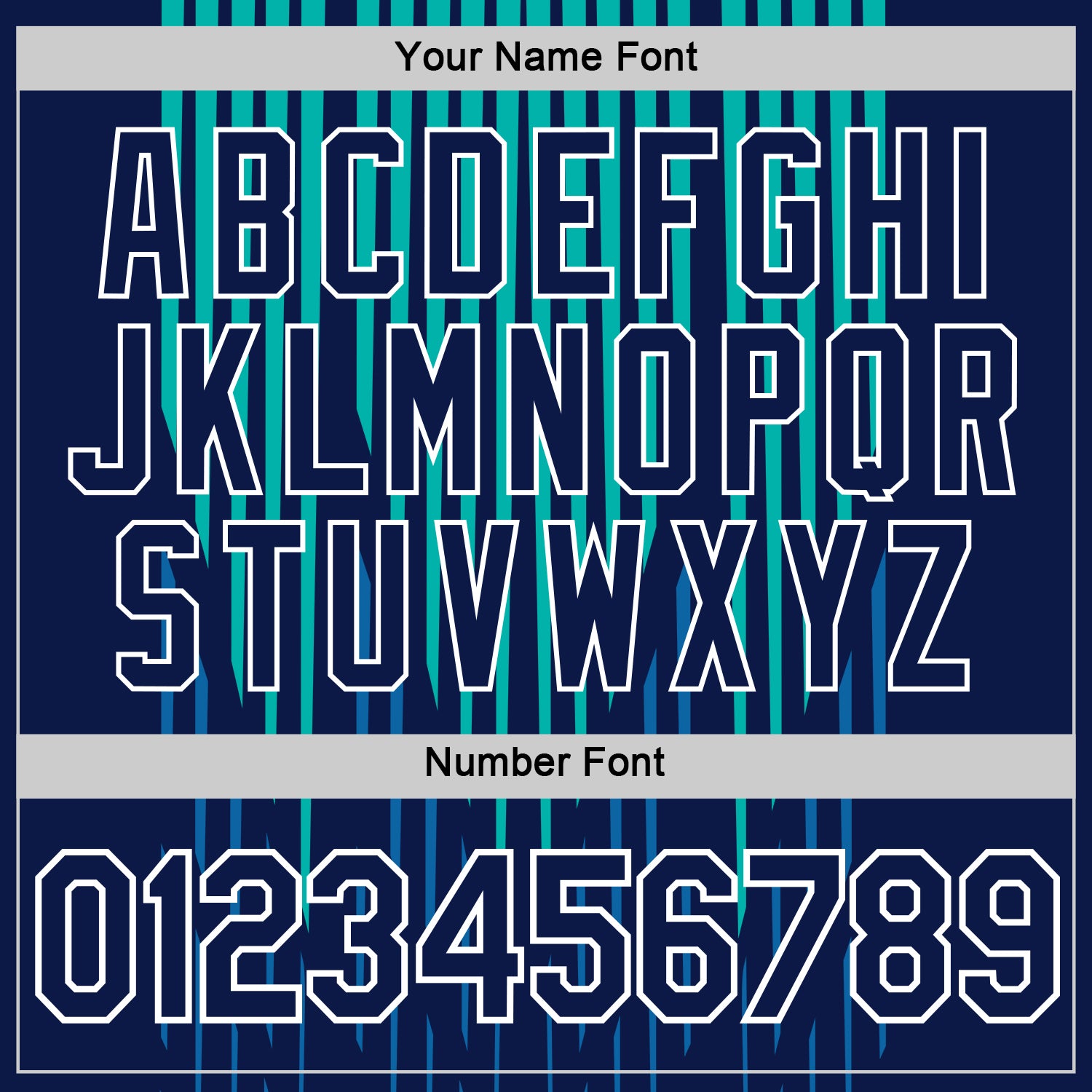 Custom Navy Blue-Aqua 3D Esports Performance T-Shirt