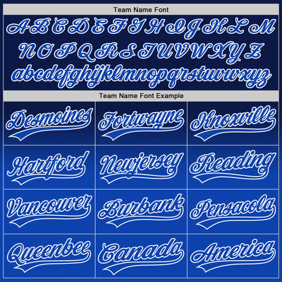 Custom Navy Thunder Blue-White 3D Pattern Design Father's Day Family Love Fade Authentic Baseball Jersey