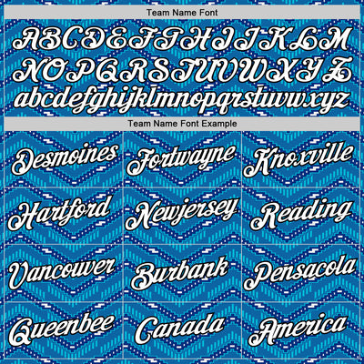 Custom Blue Royal Lakes Blue-Black 3D Esports Performance T-Shirt