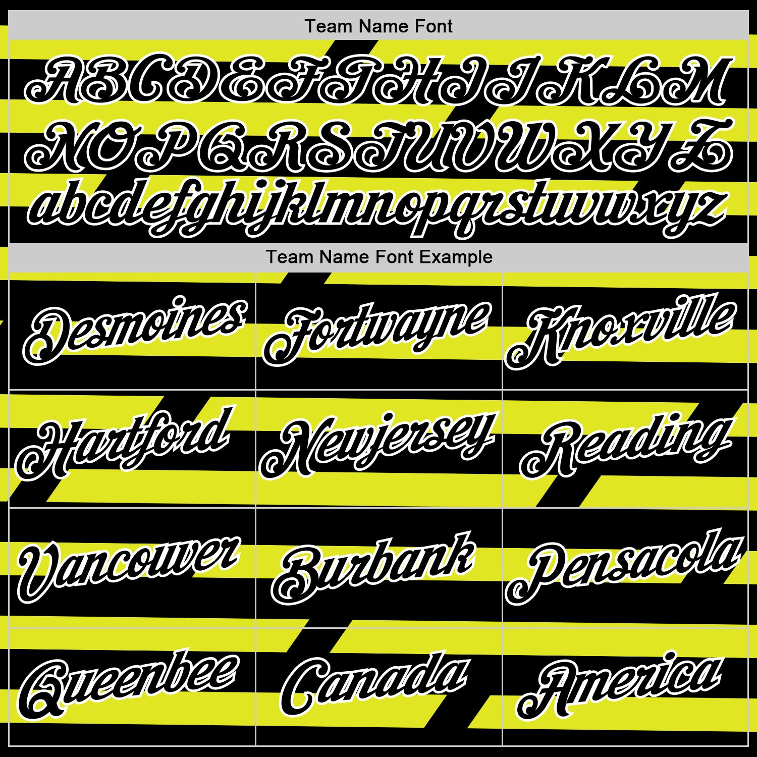 Custom Black Neon Yellow-White 3D Esports Performance T-Shirt