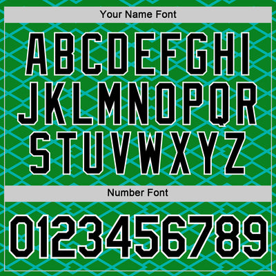 Custom Grass Green Black-Aqua 3D Esports Performance T-Shirt