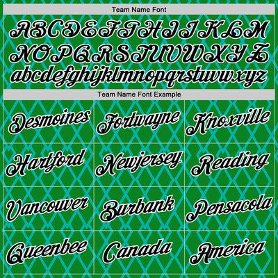 Custom Grass Green Black-Aqua 3D Esports Performance T-Shirt