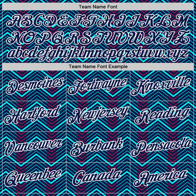 Custom Navy Ice Blue-Red 3D Esports Performance T-Shirt