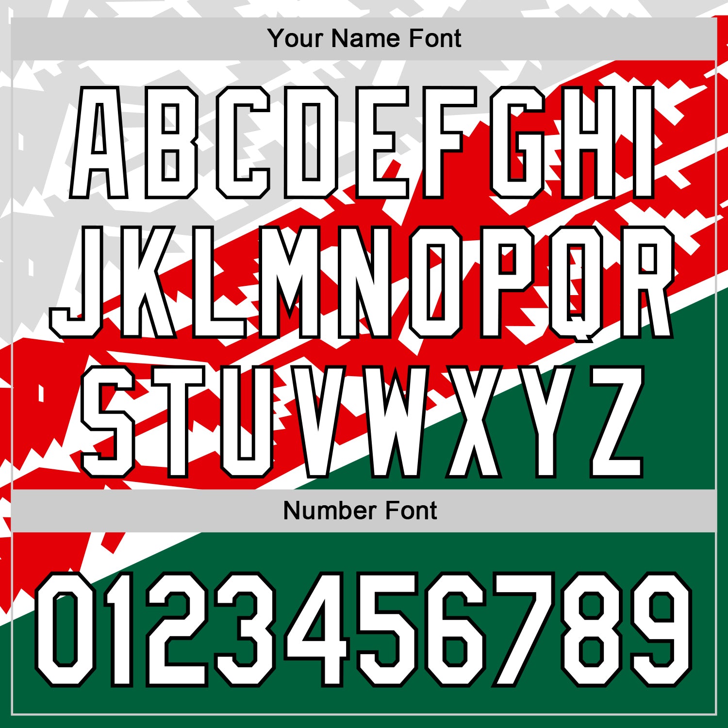 Custom White Red Kelly Green-Black 3D Mexico Authentic Baseball Jersey