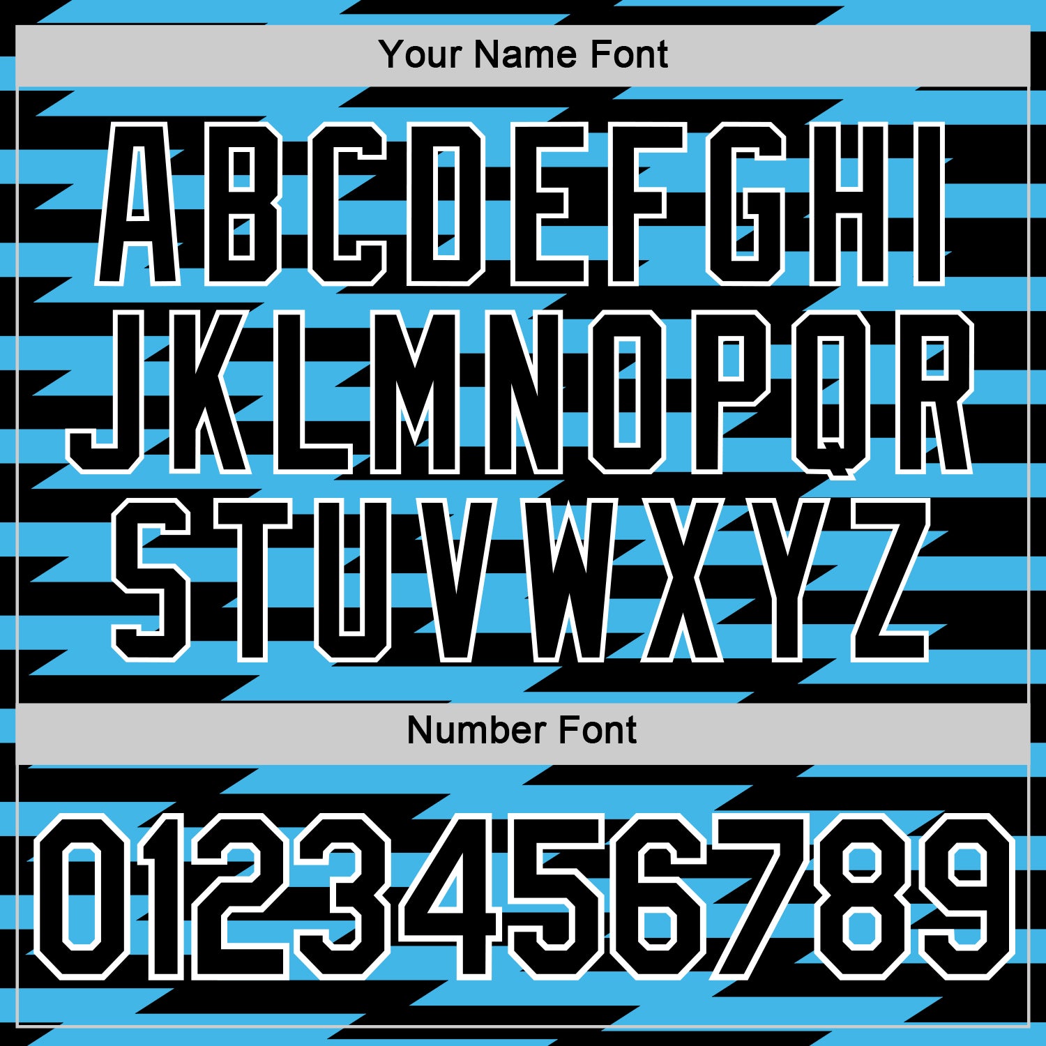 Custom Black Sky Blue-White 3D Esports Performance T-Shirt