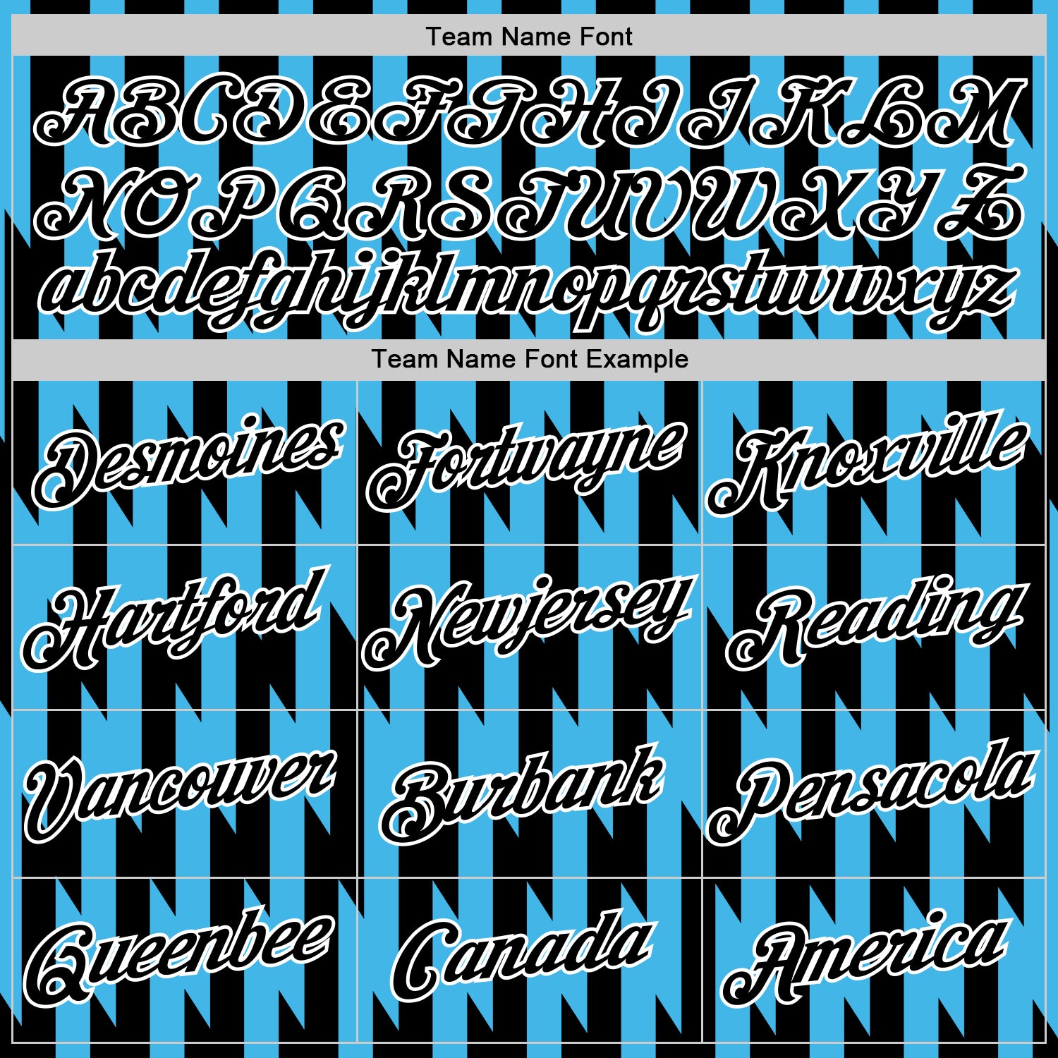 Custom Black Sky Blue-White 3D Esports Performance T-Shirt