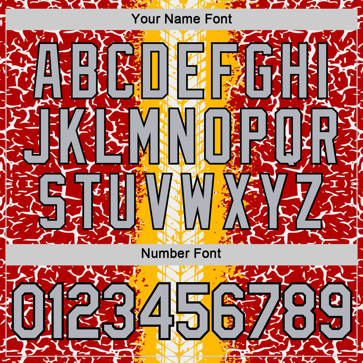 Custom Red Light Gray Gold-Black 3D Esports Performance T-Shirt