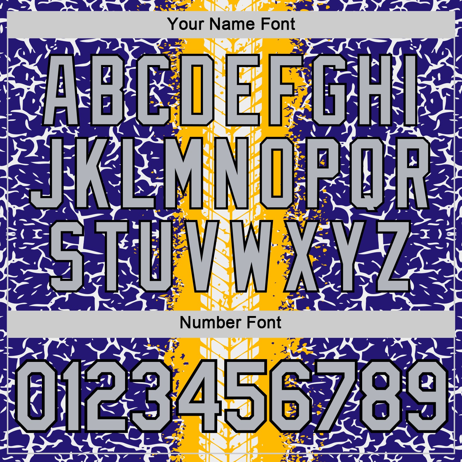 Custom Dark Purple Light Gray Gold-Black 3D Esports Performance T-Shirt