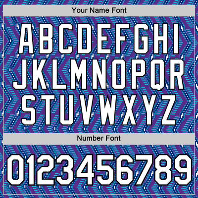 Custom Purple Royal-Lakes Blue 3D Esports Performance T-Shirt