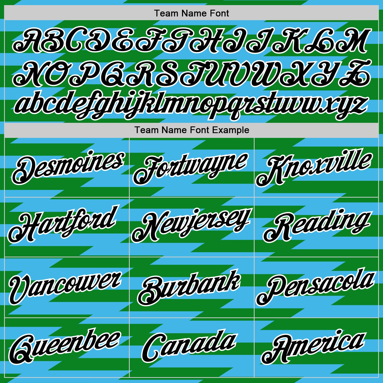 Custom Grass Green Black-Sky Blue 3D Esports Performance T-Shirt