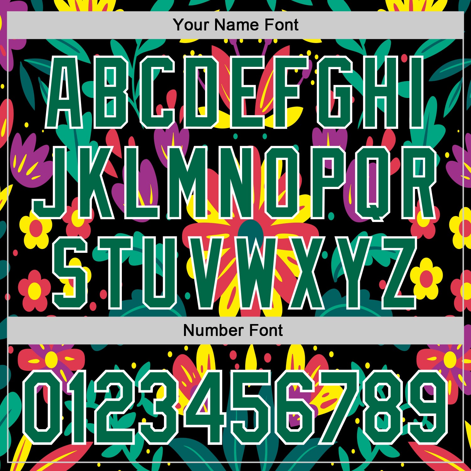 Custom Black Kelly Green-White 3D Mexican Festival Flower Cinco de Mayo Authentic Baseball Jersey