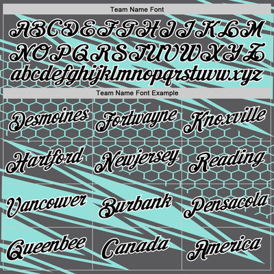 Custom Steel Gray Black-Ice Blue 3D Esports Performance T-Shirt