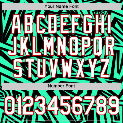 Custom Black Pea Green-Red 3D Esports Performance T-Shirt