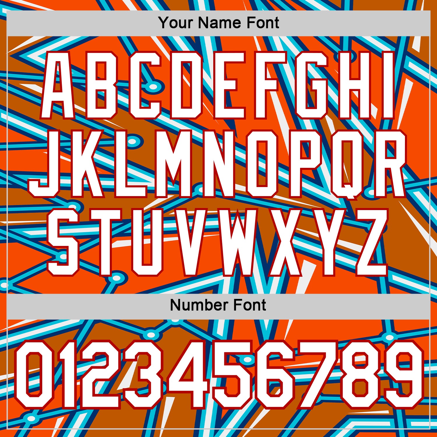 Custom White Orange US Navy Blue Lakes Blue-Red 3D Esports Performance T-Shirt