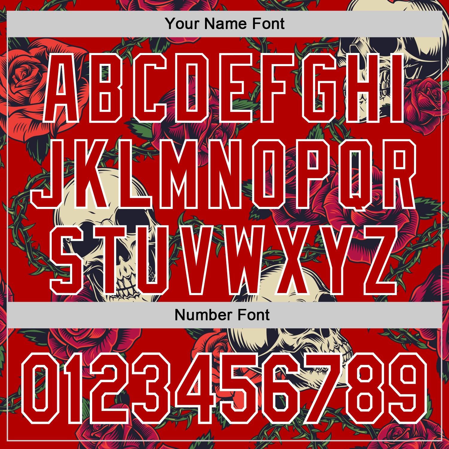 Custom Red White 3D Mexican Festival Skull And Flower Cinco de Mayo Authentic Baseball Jersey