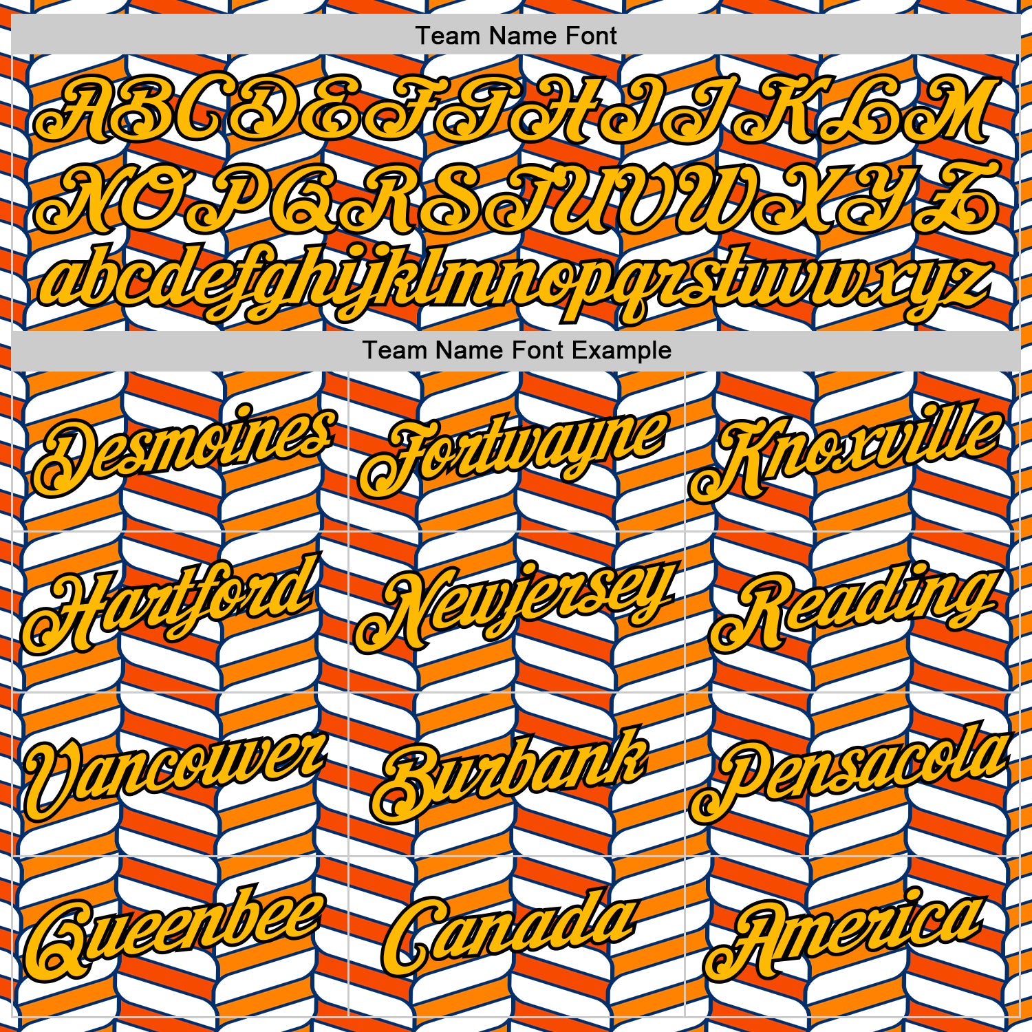 Custom White Gold Orange US Navy Blue-Black 3D Esports Performance T-Shirt