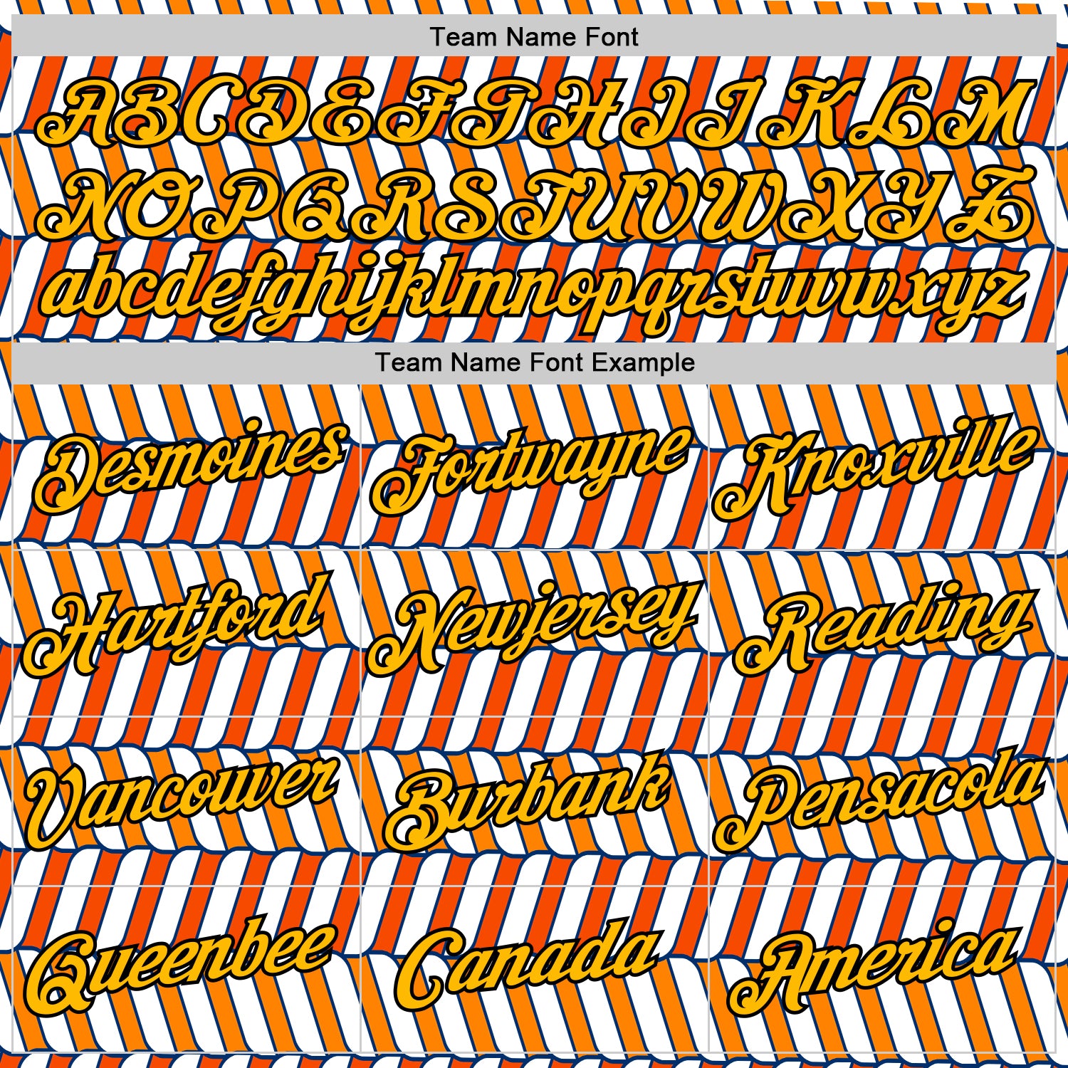 Custom White Gold Orange US Navy Blue-Black 3D Esports Performance T-Shirt