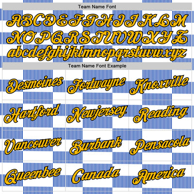 Custom White Gold Thunder Blue-Black 3D Esports Performance T-Shirt