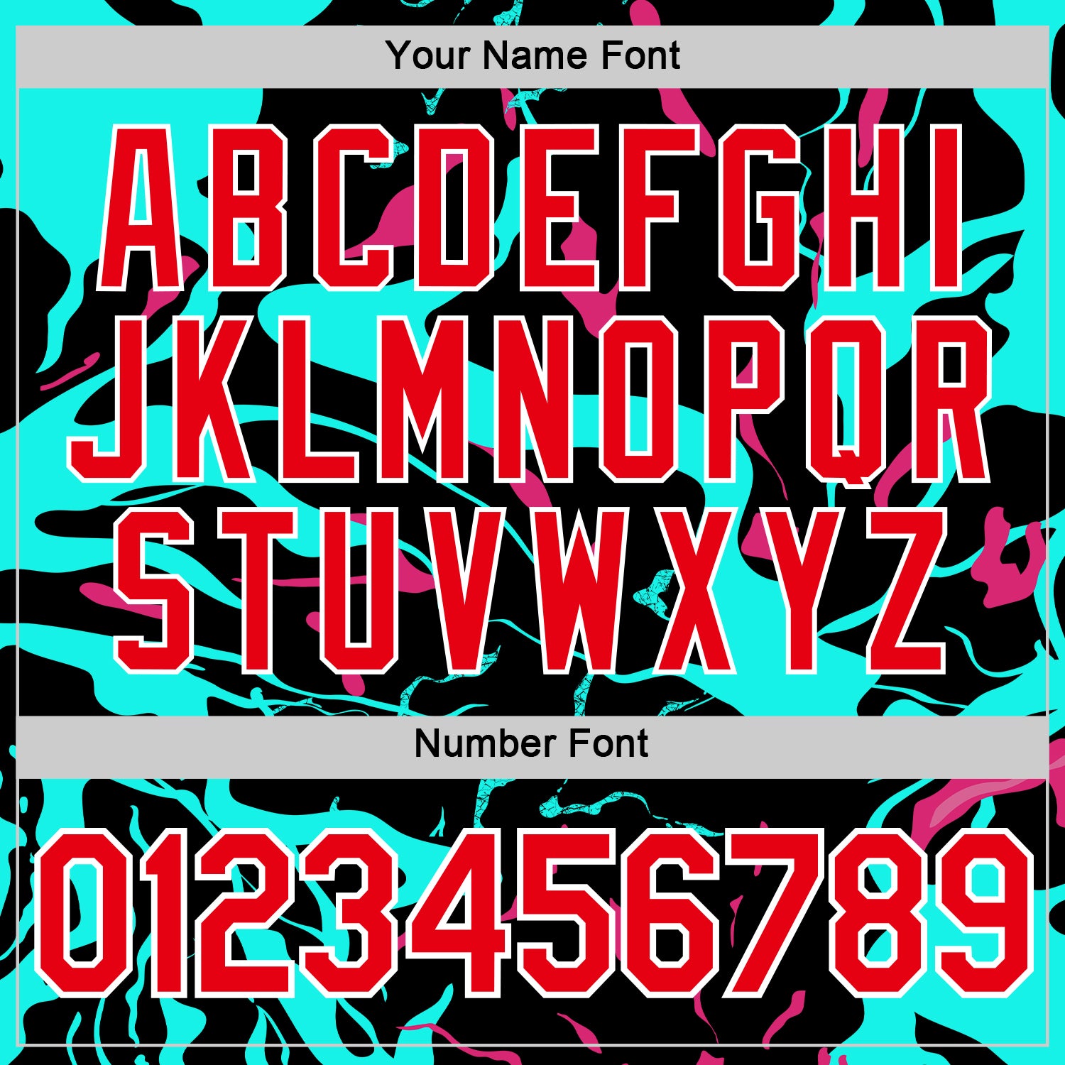 Custom Black Fire Red Ice Blue-Hot Pink 3D Esports Performance T-Shirt