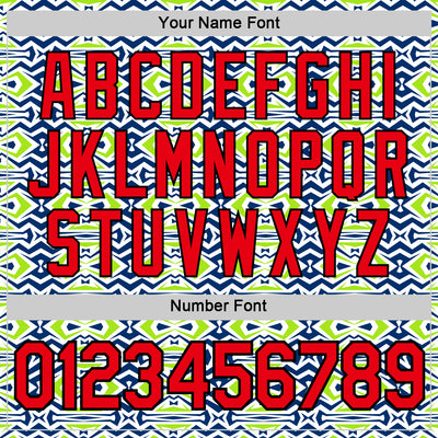 Custom White Fire Red US Navy Blue Aurora Green-Black 3D Esports Performance T-Shirt