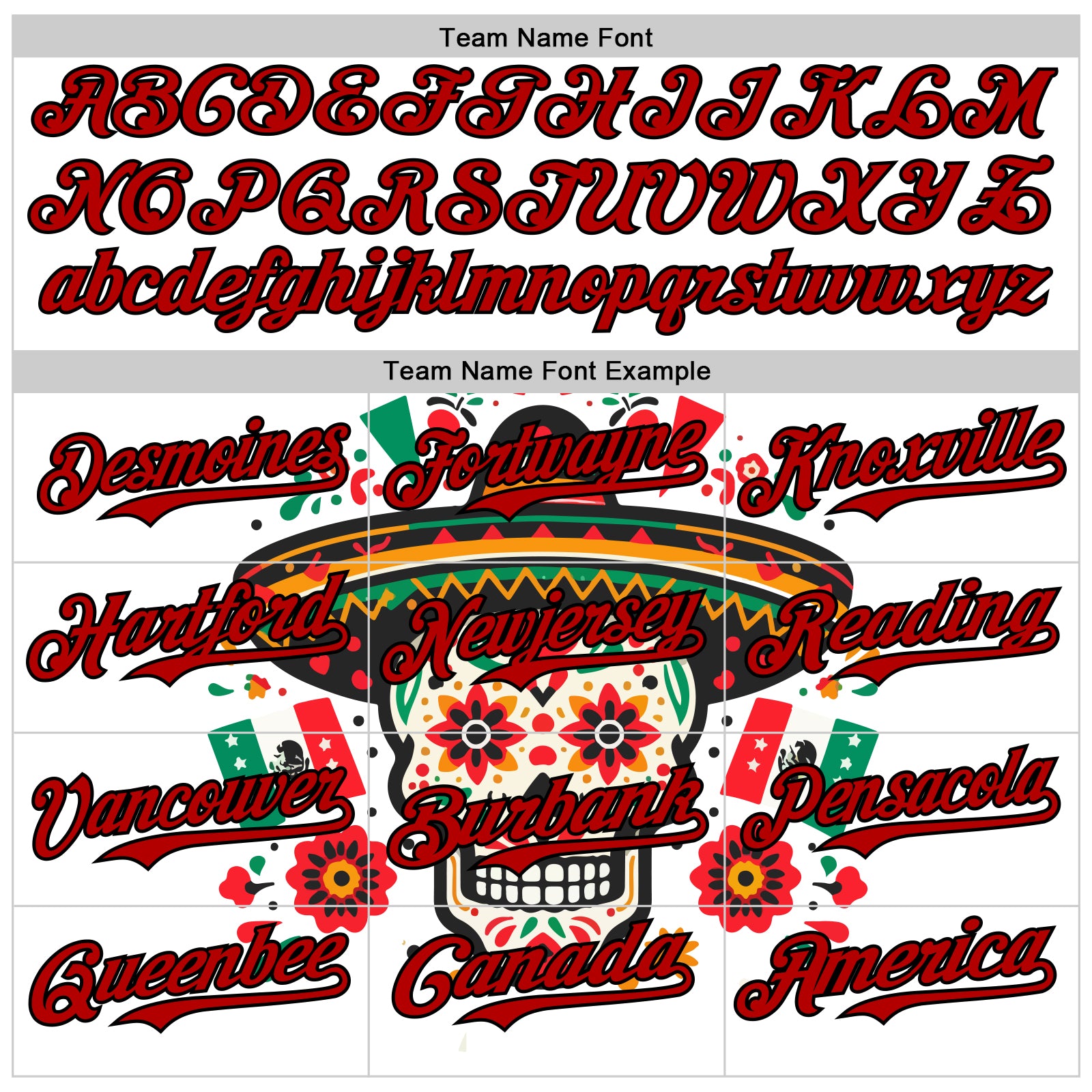Custom White Red-Black 3D Mexican Festival Flag Skull With Sombrero Cinco de Mayo Authentic Baseball Jersey