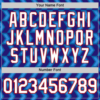 Custom Blue Dark Purple Powder Blue-Red 3D Esports Performance T-Shirt