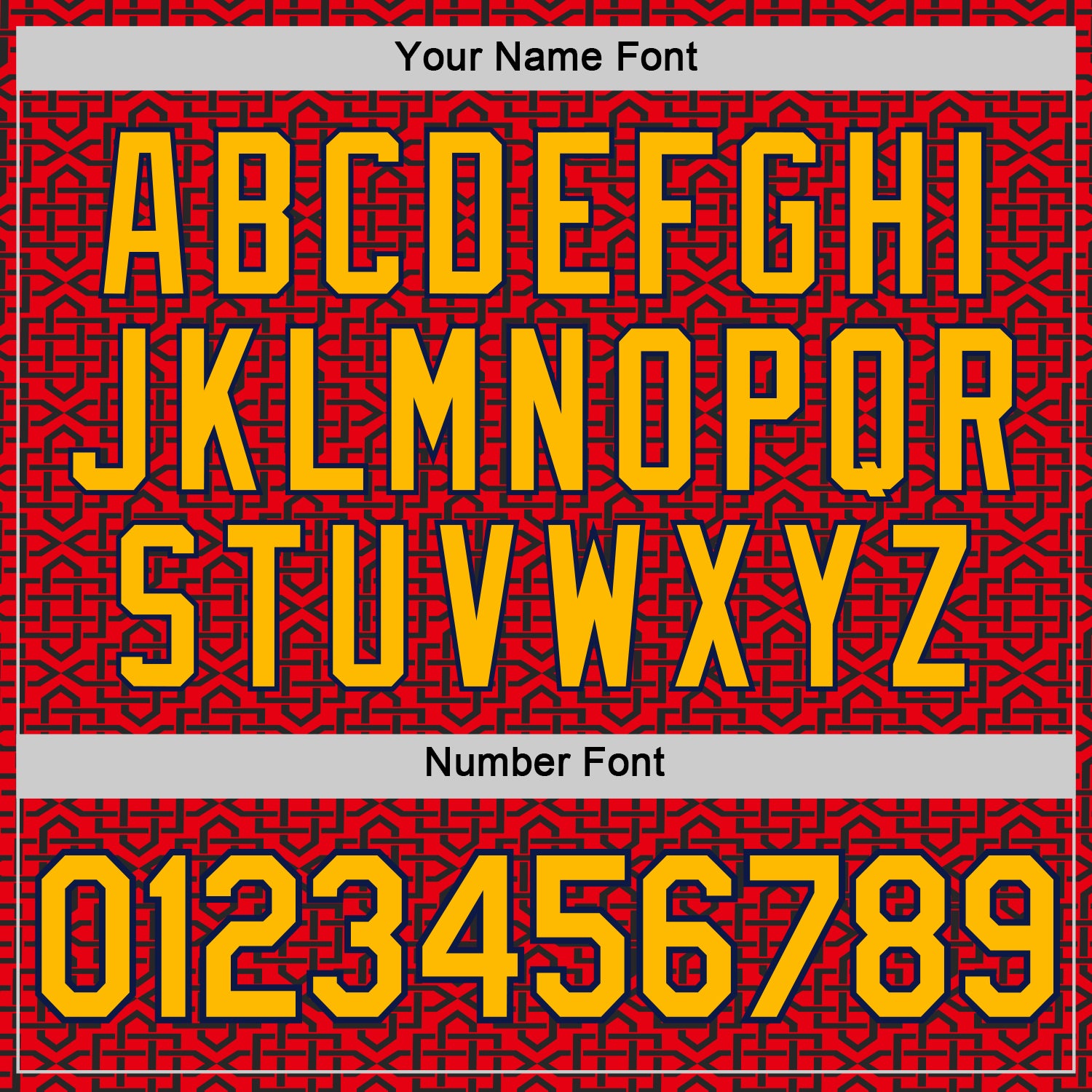 Custom Fire Red Gold Black-Navy 3D Esports Performance T-Shirt