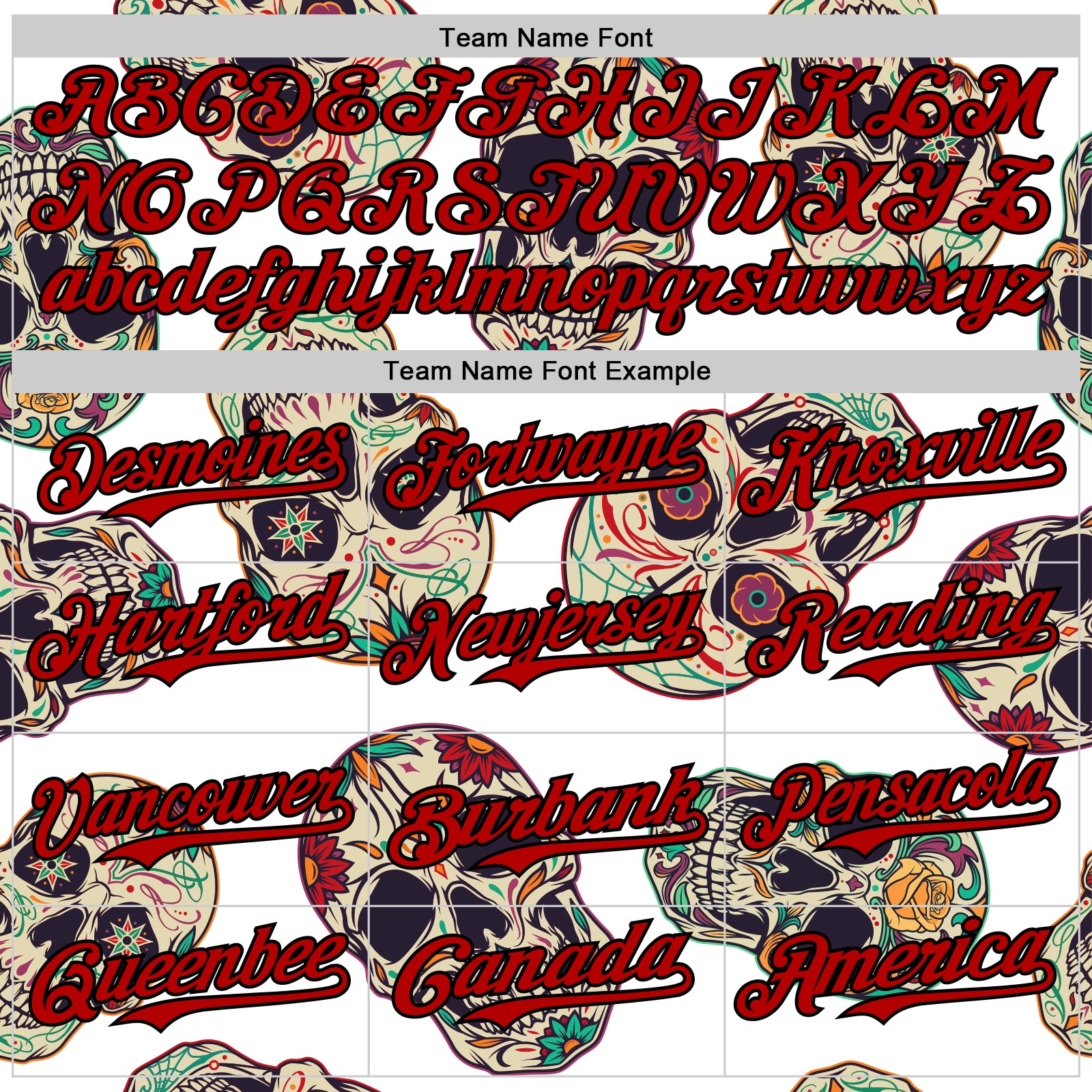 Custom White Red-Black 3D Mexican Skull Authentic Baseball Jersey