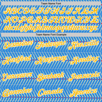 Custom Powder Blue Gold Cream Red-White 3D Esports Performance T-Shirt