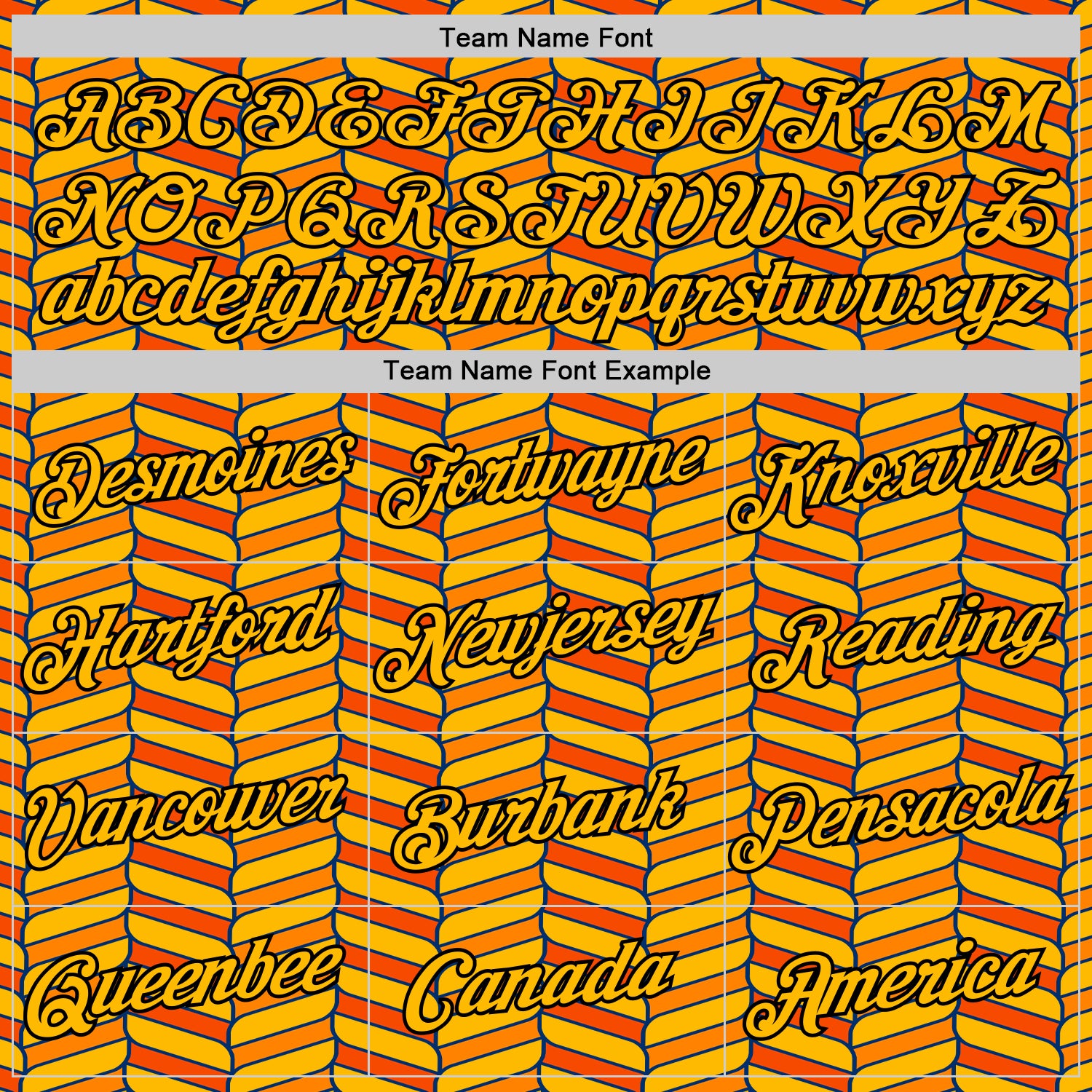 Custom Gold Orange US Navy Blue-Black 3D Esports Performance T-Shirt