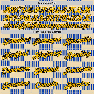 Custom Cream Gold Thunder Blue-Black 3D Esports Performance T-Shirt