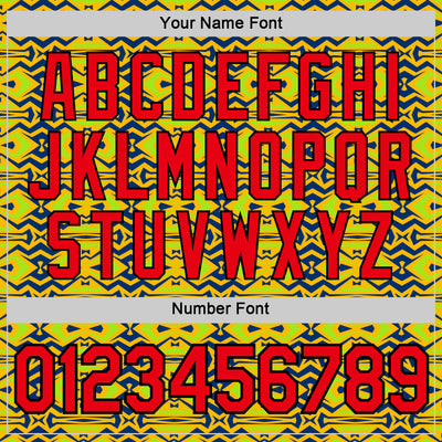 Custom Gold Fire Red US Navy Blue Aurora Green-Black 3D Esports Performance T-Shirt