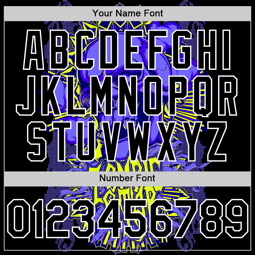 Custom Black White 3D Zombie Skull Authentic Baseball Jersey